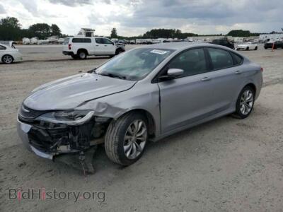 2015 Chrysler 200 S, silver — VIN 1C3CCCBBXFN747271, Copart