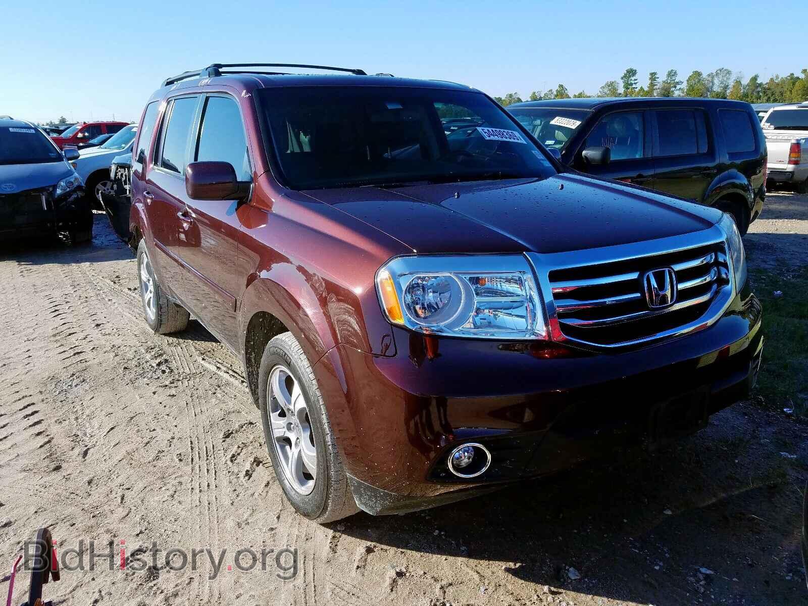 Photo 5FNYF3H50CB035761 - HONDA PILOT EXL 2012