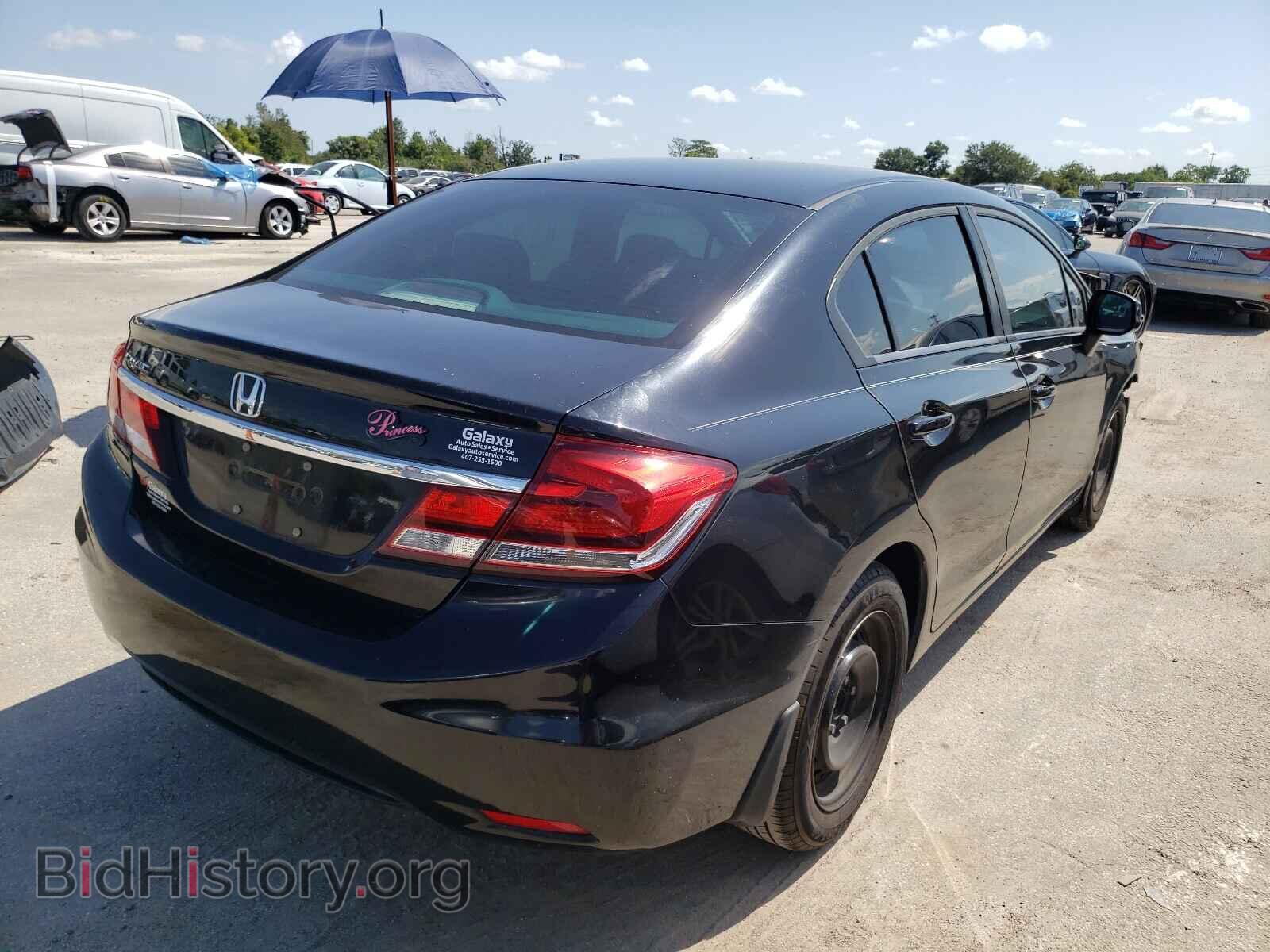2013 HONDA CIVIC - VIN: 19XFB2F86DE039802 - Фото 4