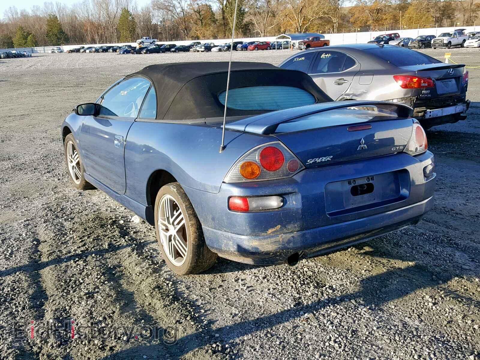 2003 MITSUBISHI ECLIPSE - VIN: 4A3AE75H93E068038 - Фото 3