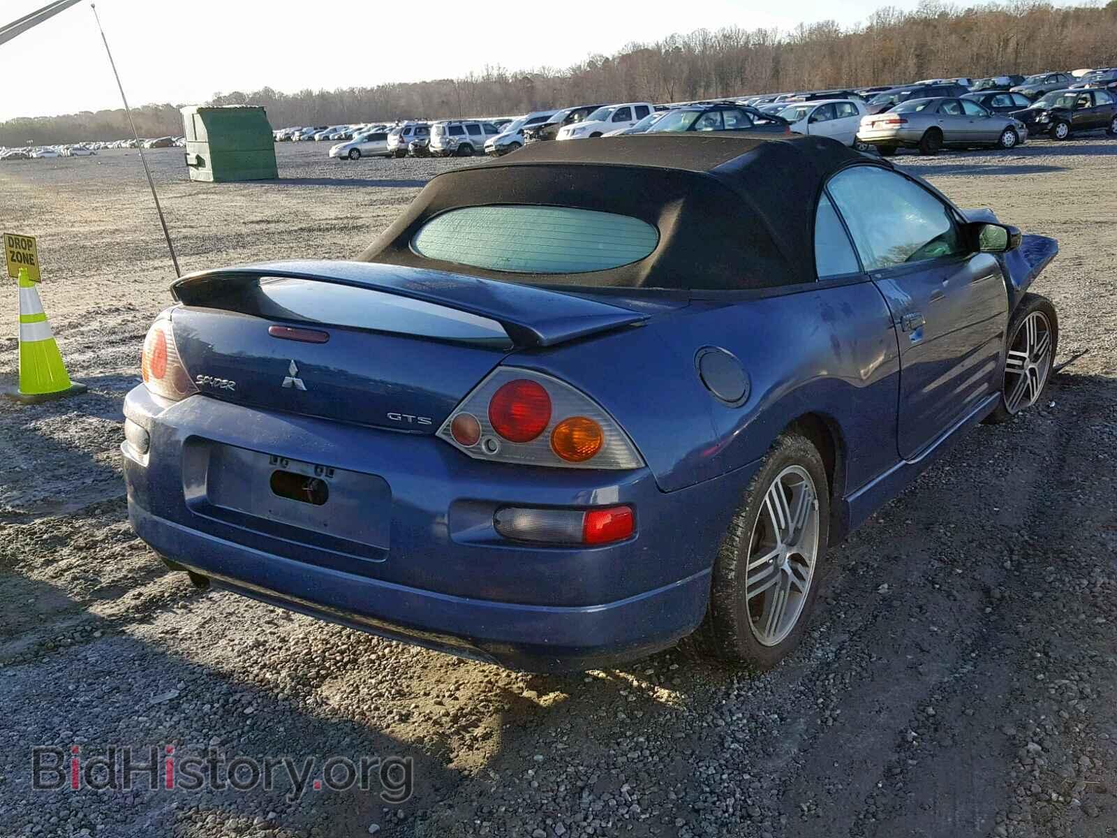 2003 MITSUBISHI ECLIPSE - VIN: 4A3AE75H93E068038 - Фото 4