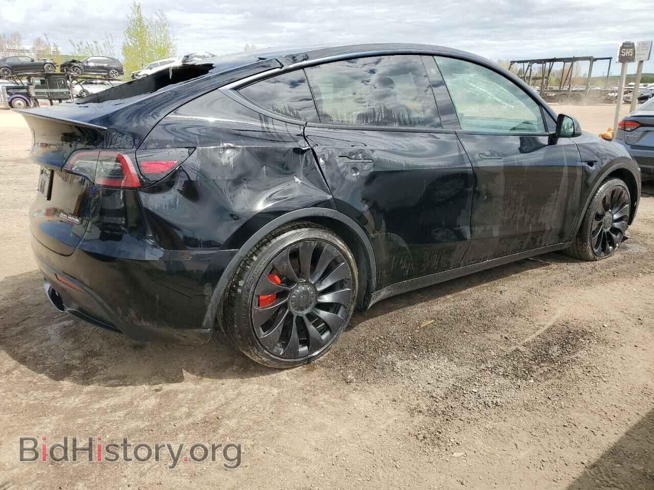 2022 TESLA MODEL Y - VIN: 7SAYGDEF3NF532177 - Фото 3