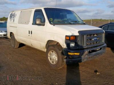 2008 Ford ECONOLINE, белый — VIN 1FTSE34L38DA51321, Copart