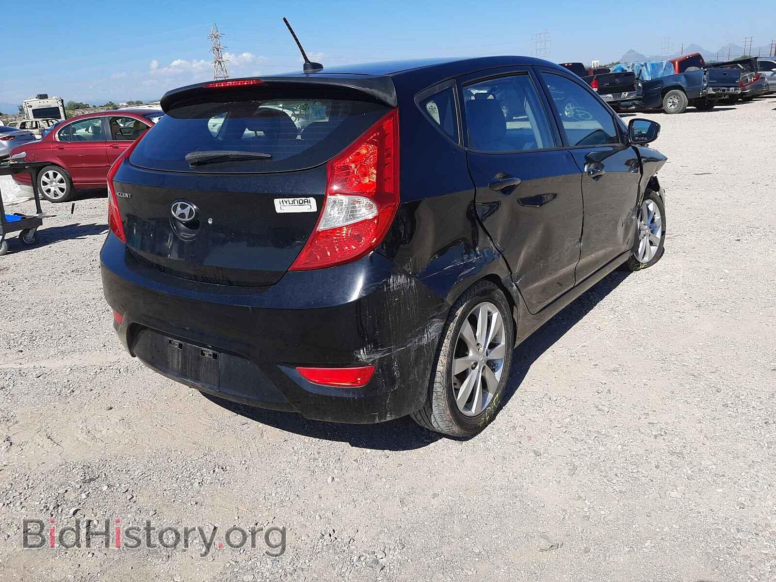 2013 HYUNDAI ACCENT - VIN: KMHCU5AE8DU082708 - Фото 4