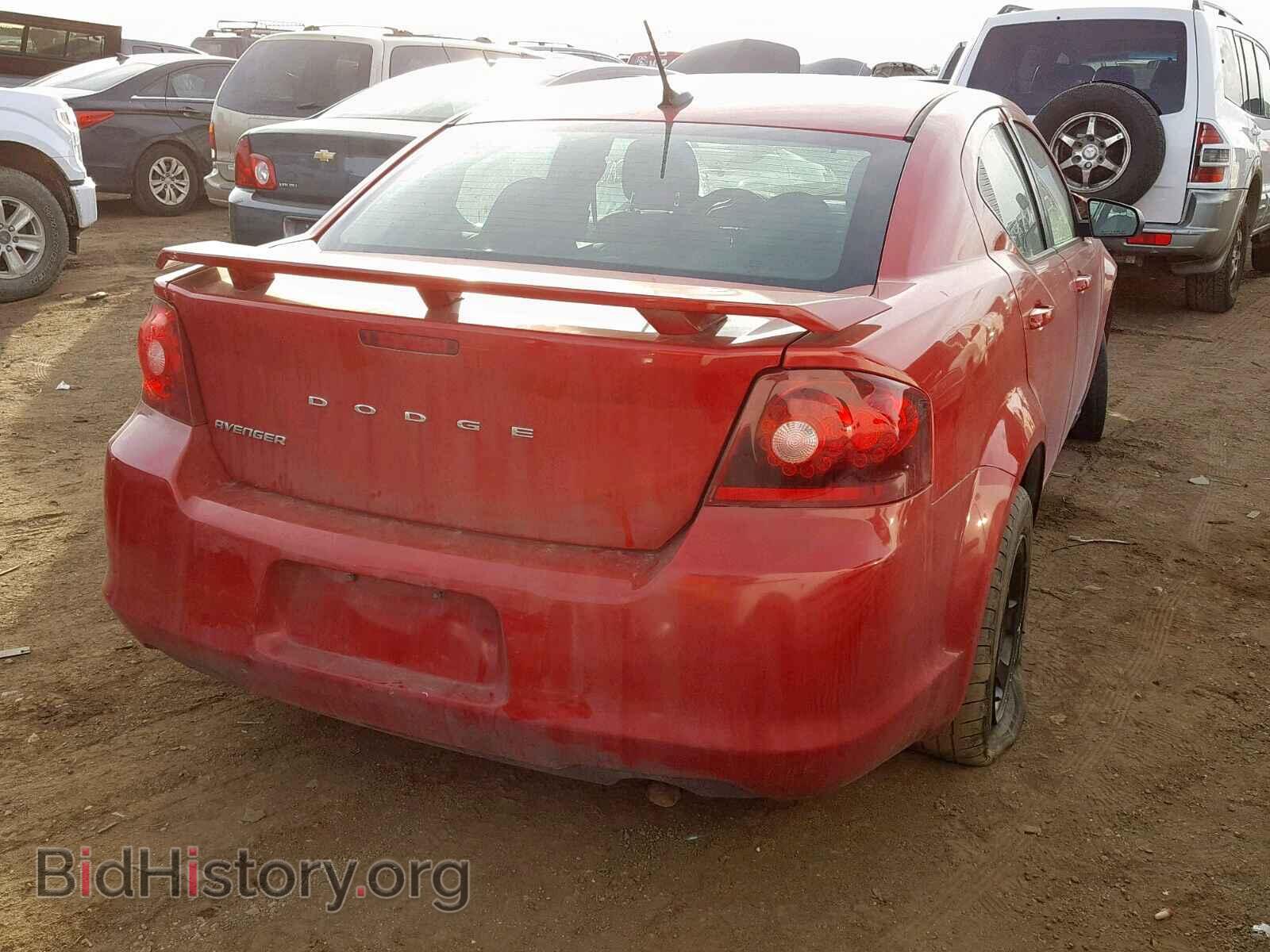 2014 DODGE AVENGER - VIN: 1C3CDZAB8EN109861 - Фото 4