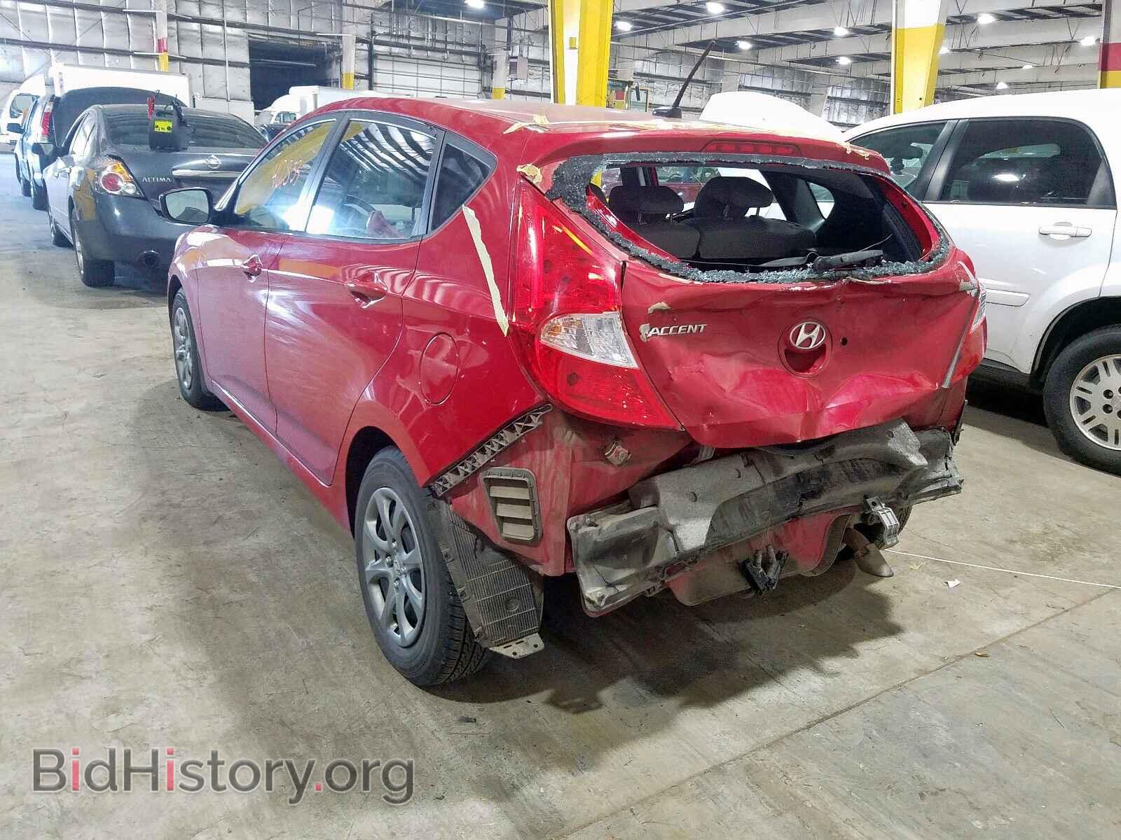 2013 HYUNDAI ACCENT - VIN: KMHCT5AE1DU121531 - Фото 3