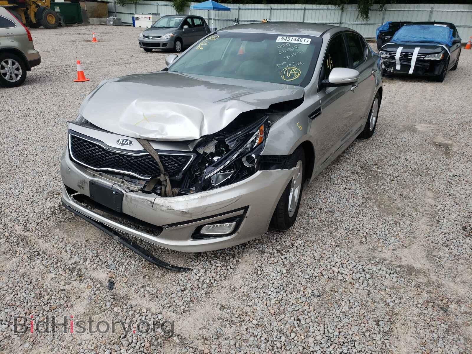 2015 KIA OPTIMA - VIN: KNAGM4A75F5579503 - Фото 2