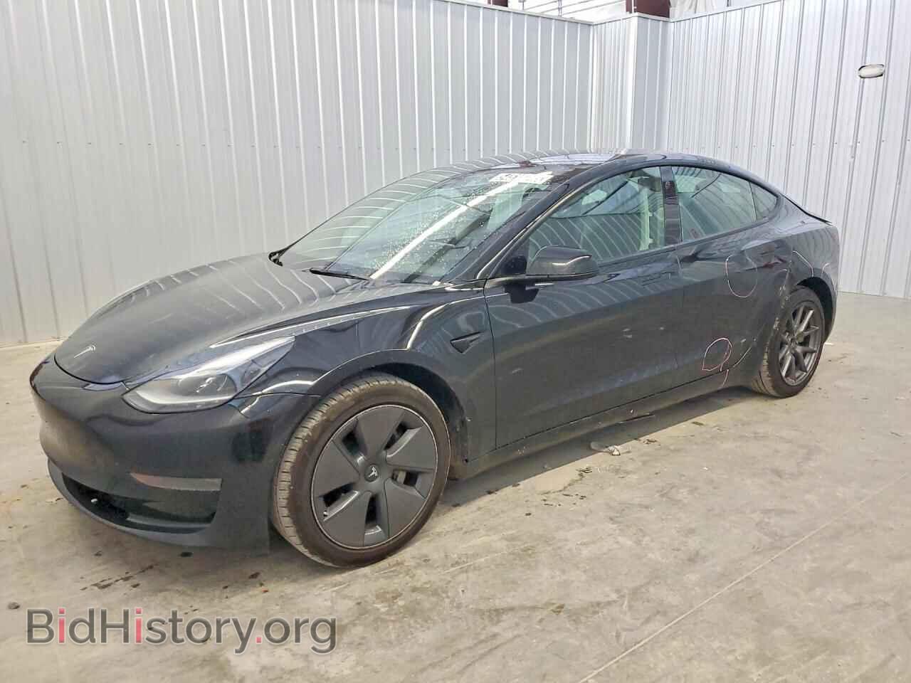 Photo 5YJ3E1EA5NF186228 - TESLA MODEL 3 2022