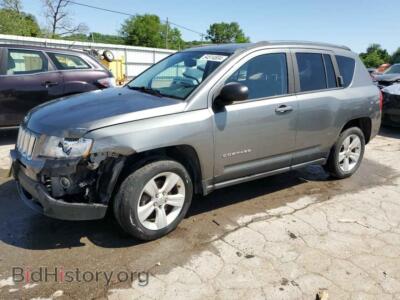 2012 Jeep COMPASS Latitude, серый — VIN 1C4NJDEB2CD575170, Copart