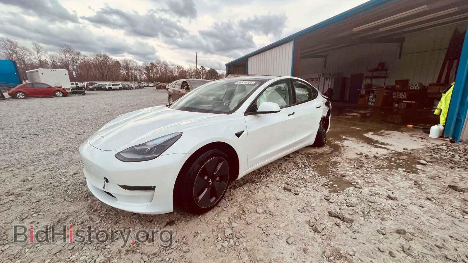 Photo 5YJ3E1EB8MF993026 - TESLA MODEL 3 2021