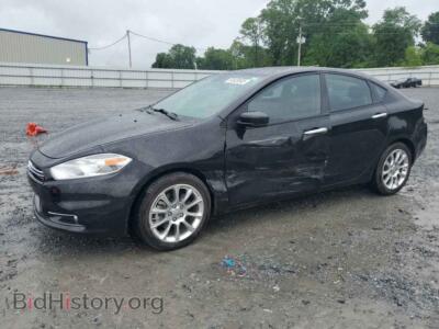 2013 Dodge DART Limited, черный — VIN 1C3CDFCAXDD149348, Copart