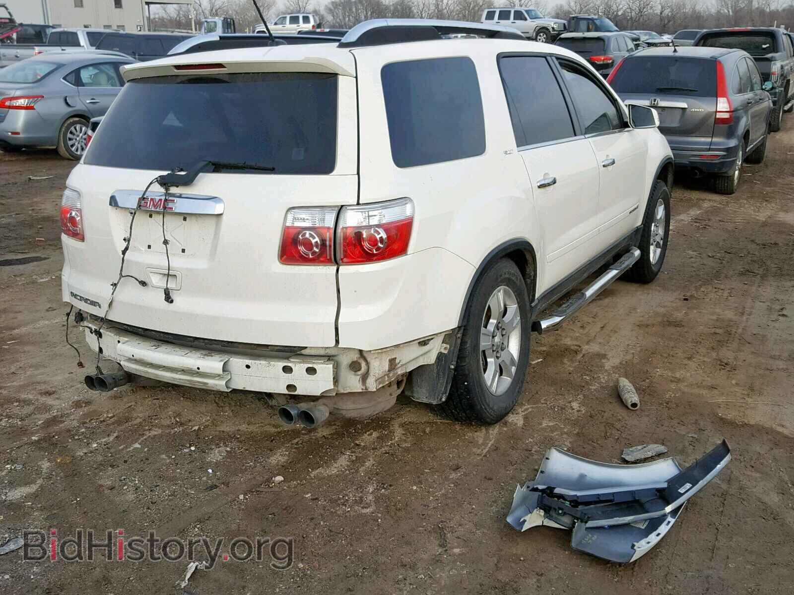 2008 GMC ACADIA SLT - VIN: 1GKER23708J233192 - Фото 4