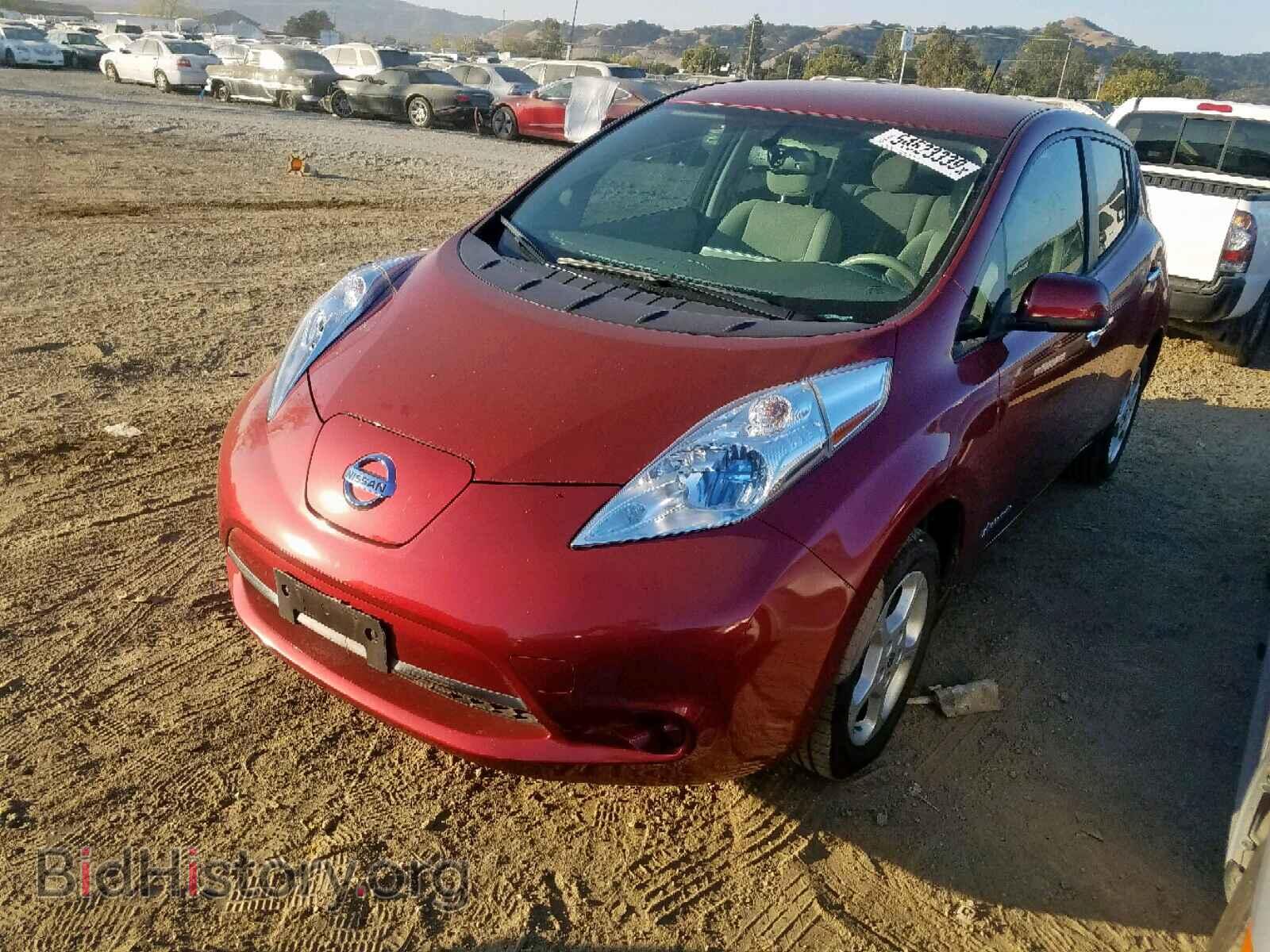 2014 NISSAN LEAF - VIN: 1N4AZ0CP5EC340307 - Фото 2