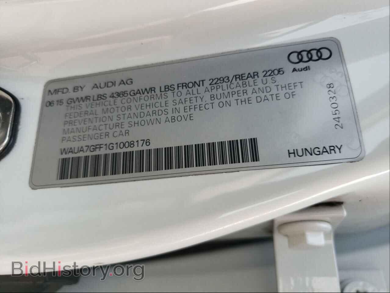 2016 AUDI A3 - VIN: WAUA7GFF1G1008176 - Photo 10
