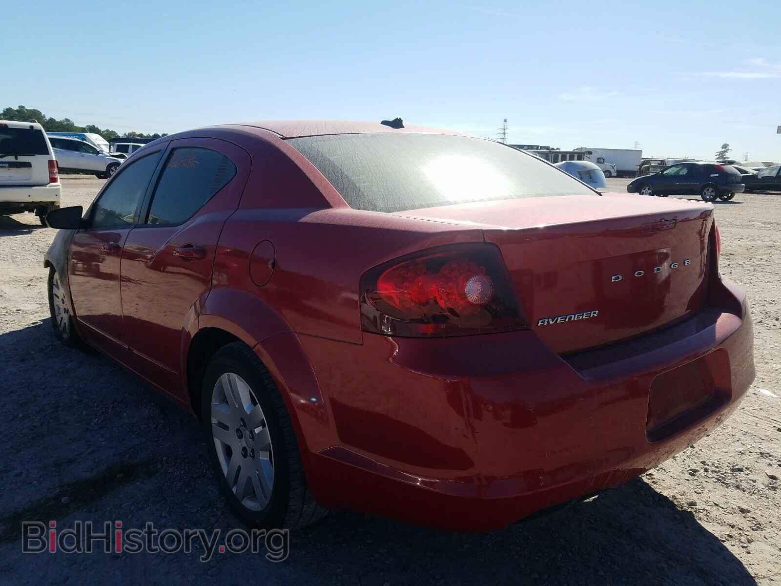 2012 DODGE AVENGER - VIN: 1C3CDZAB9CN168124 - Фото 3