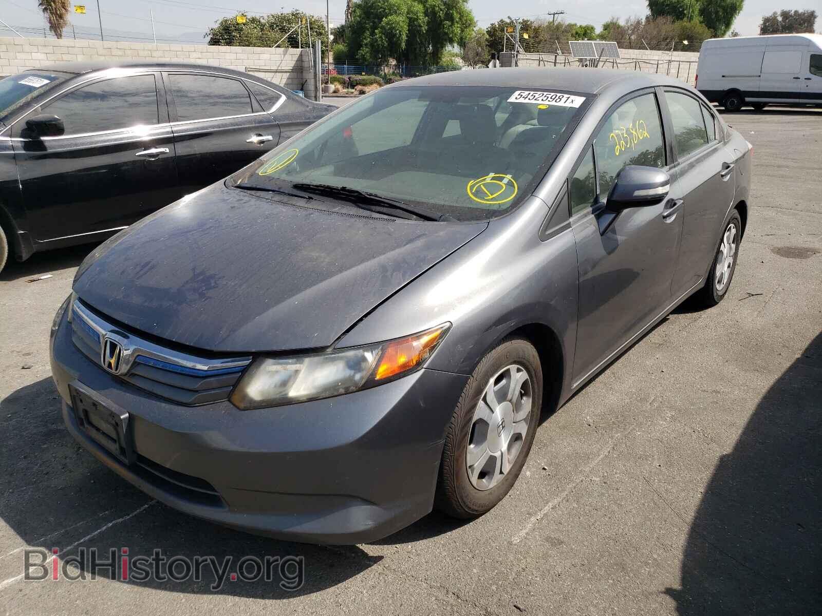 2012 HONDA CIVIC - VIN: JHMFB4F23CS001459 - Фото 2