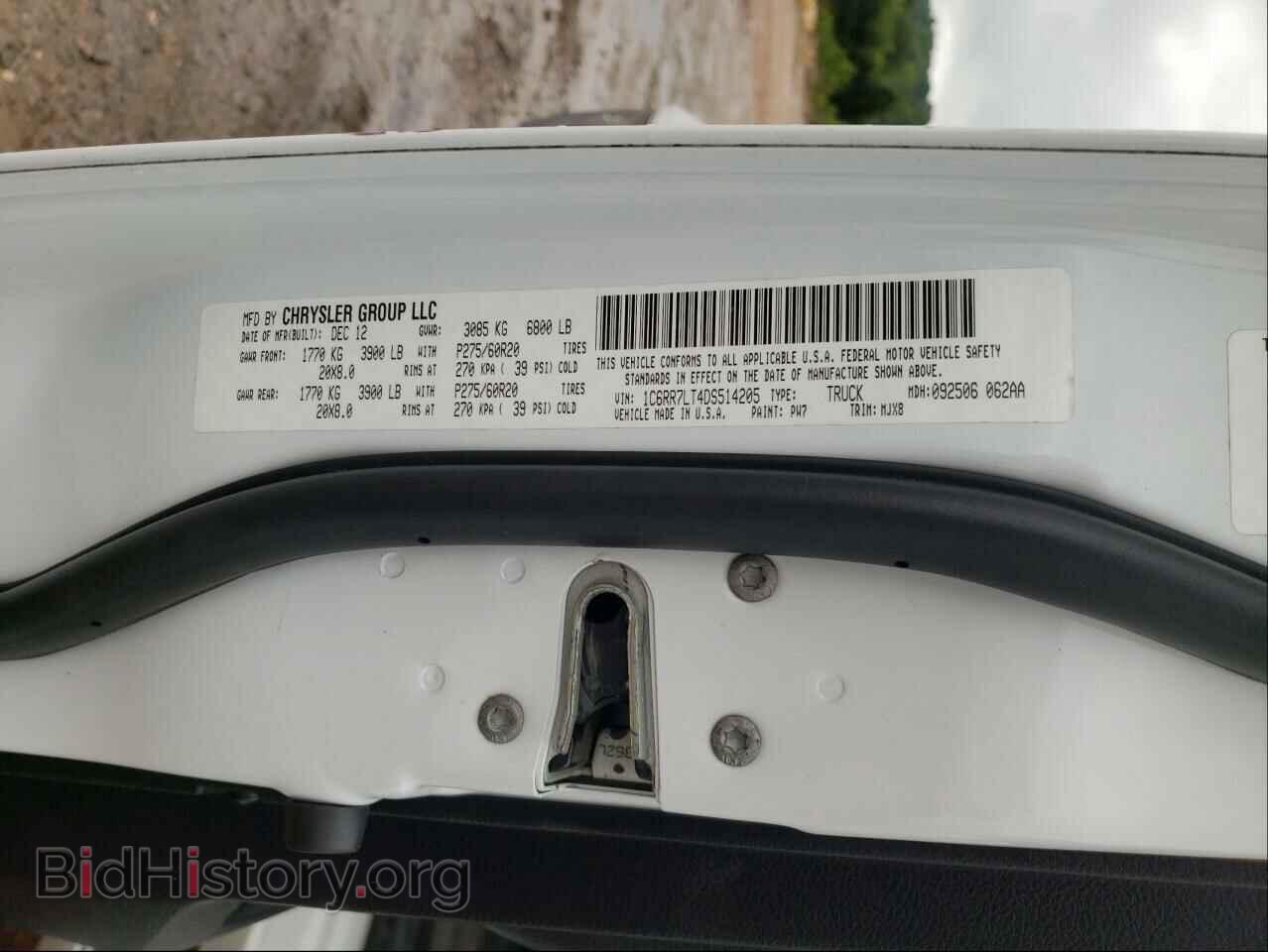2013 RAM 1500 - VIN: 1C6RR7LT4DS514205 - Фото 10