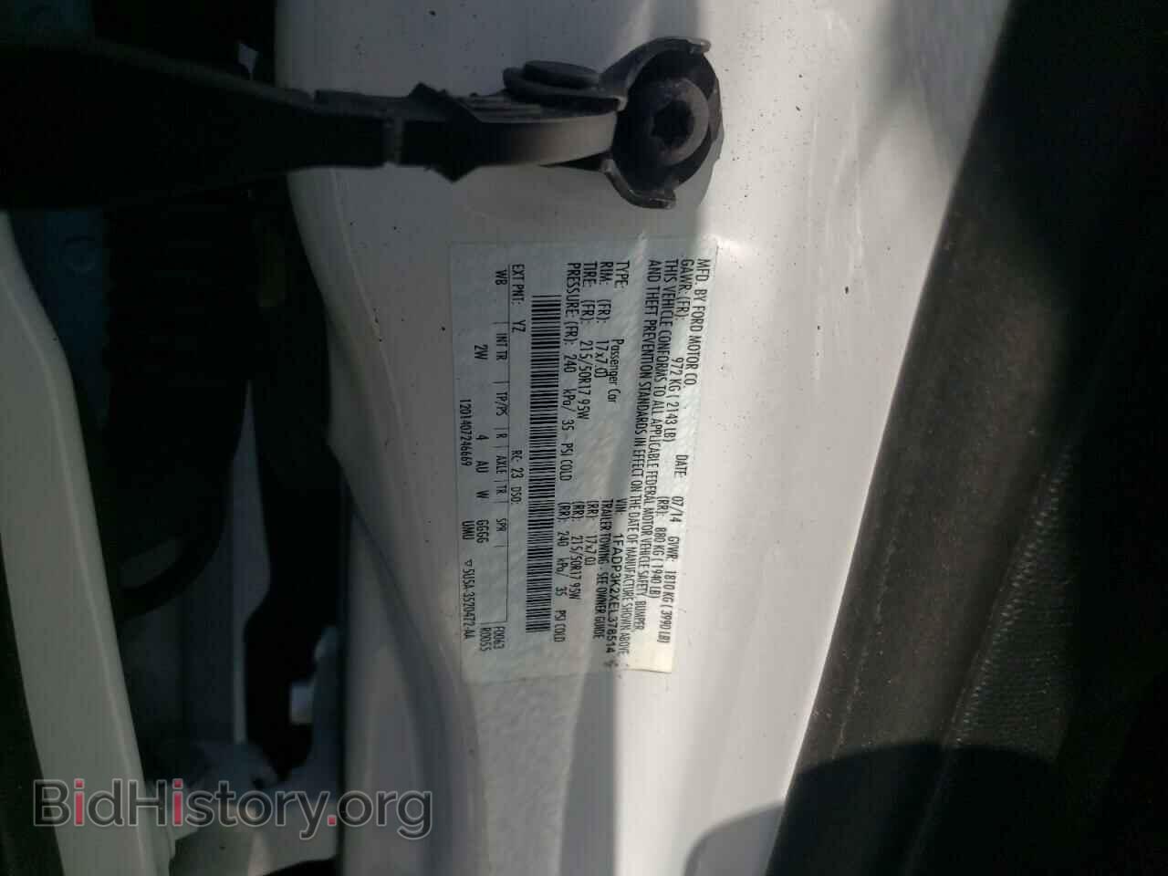 2014 FORD FOCUS - VIN: 1FADP3K2XEL378514 - Фото 10