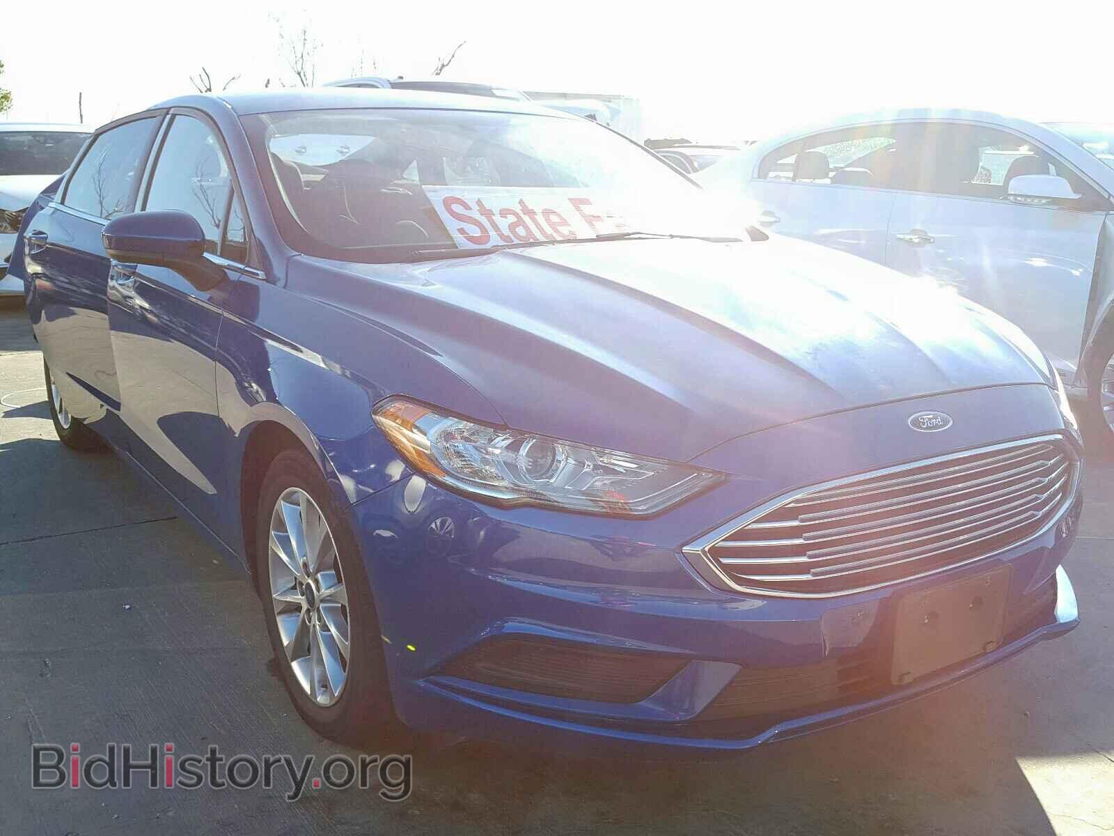 Фотография 3FA6P0H74HR283513 - FORD FUSION SE 2017