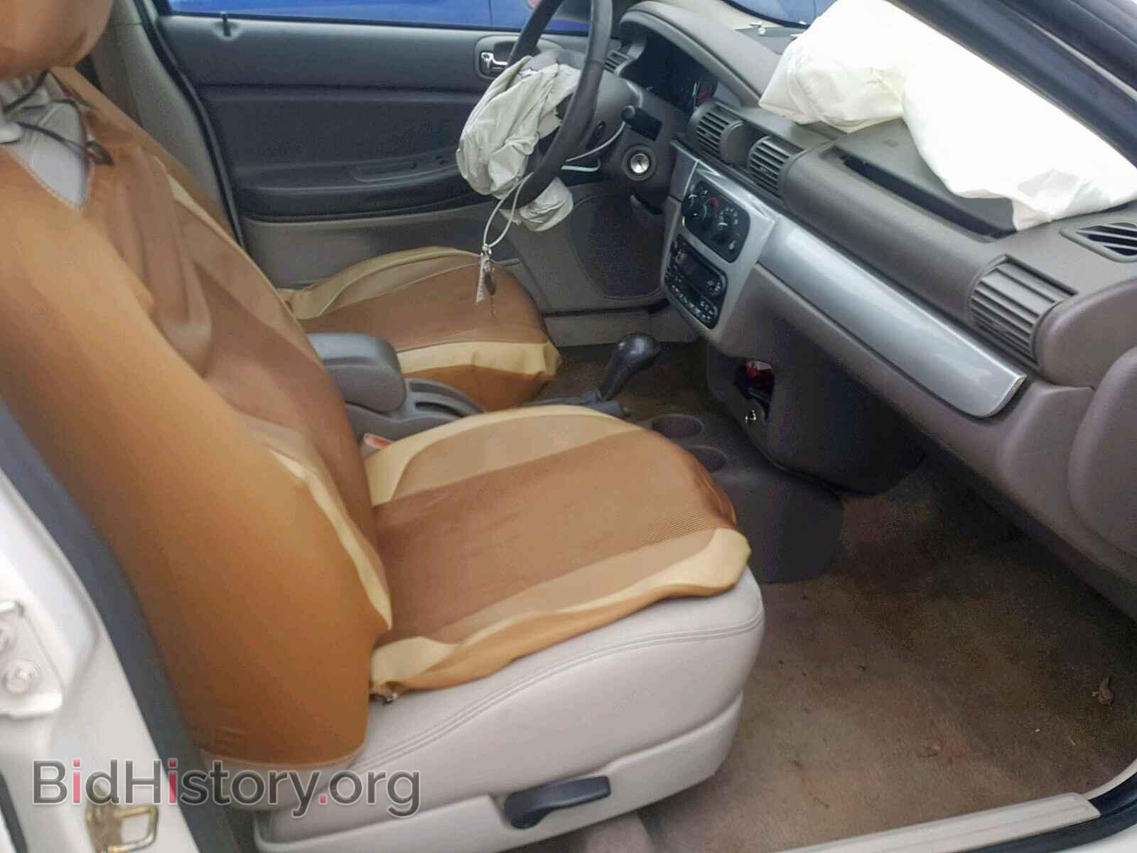 2006 CHRYSLER SEBRING - VIN: 1C3EL46X16N235063 - Фото 5