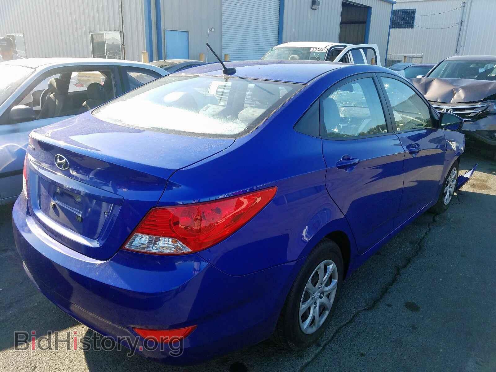 2013 HYUNDAI ACCENT - VIN: KMHCT4AE7DU544009 - Фото 4