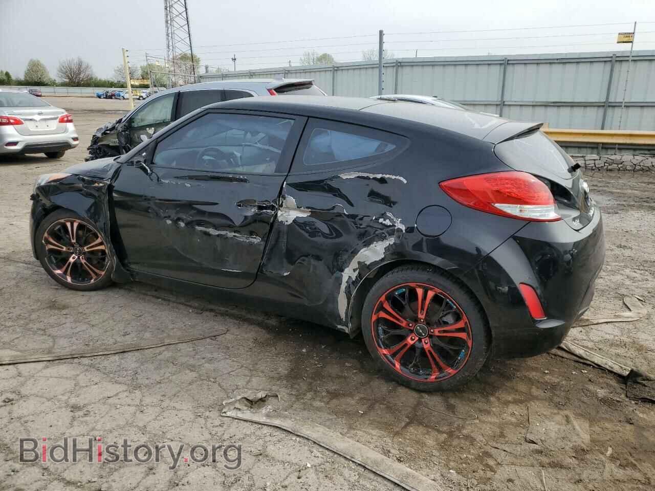2014 HYUNDAI VELOSTER - VIN: KMHTC6AD3EU214291 - Фото 2