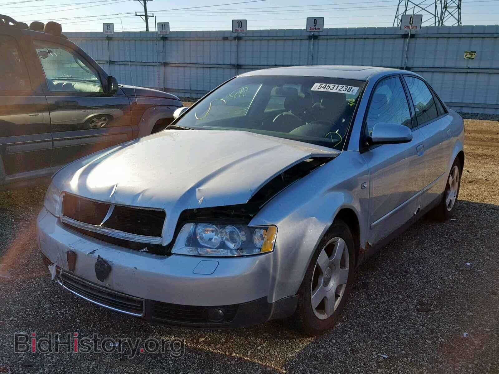 2002 AUDI A4 - VIN: WAULC68EX2A252985 - Фото 2