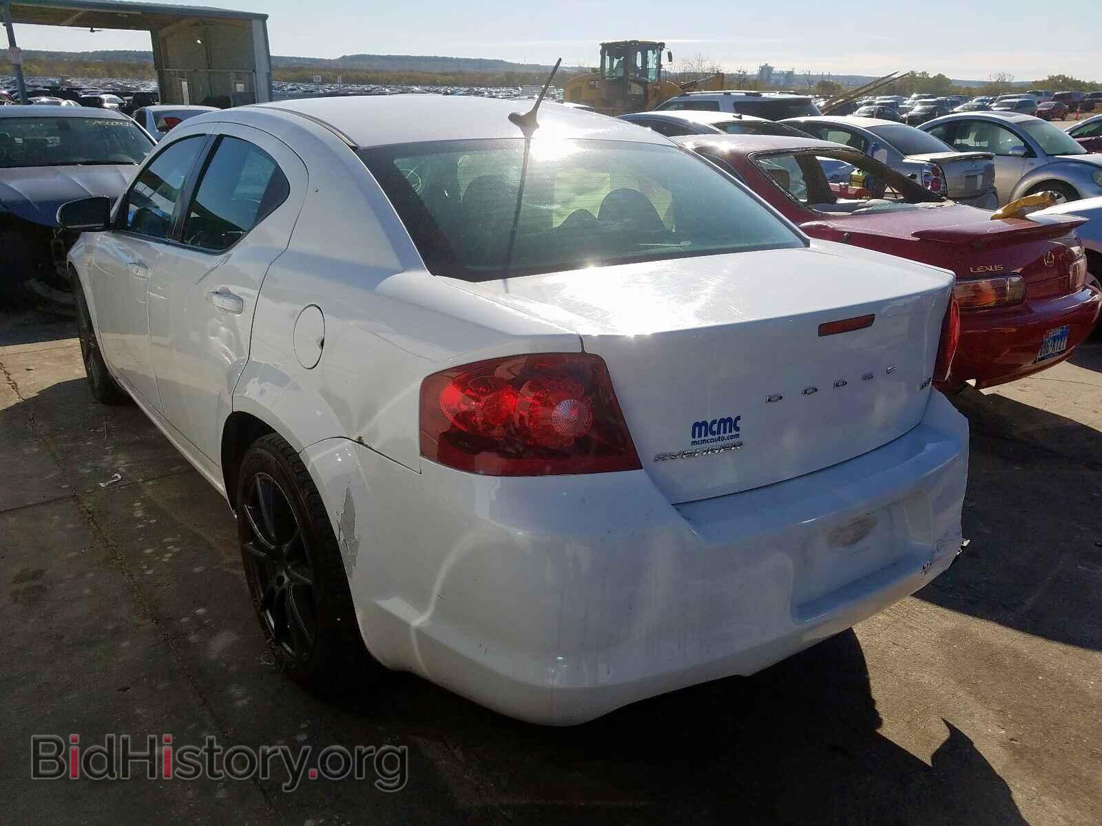 2013 DODGE AVENGER - VIN: 1C3CDZCB4DN681103 - Фото 3