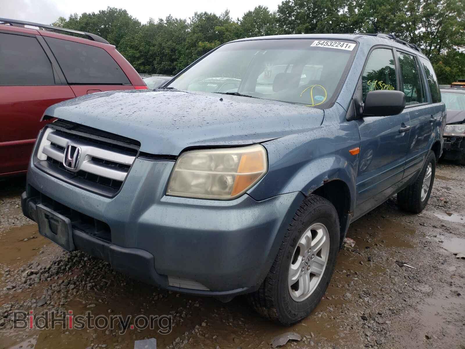 2006 HONDA PILOT - VIN: 2HKYF18196H505695 - Фото 2