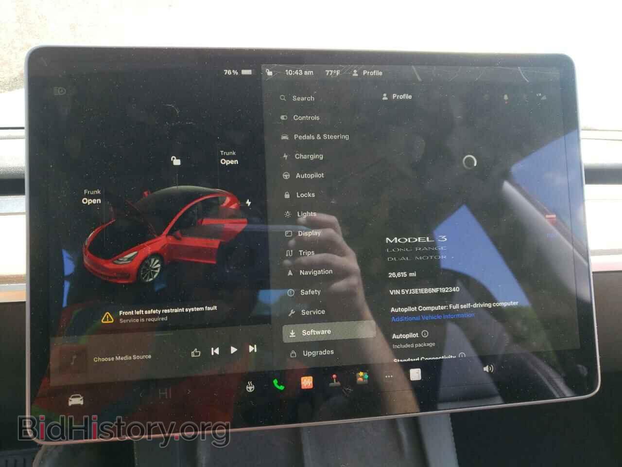 2022 TESLA MODEL 3 AW - VIN: 5YJ3E1EB6NF192340 - Фото 9