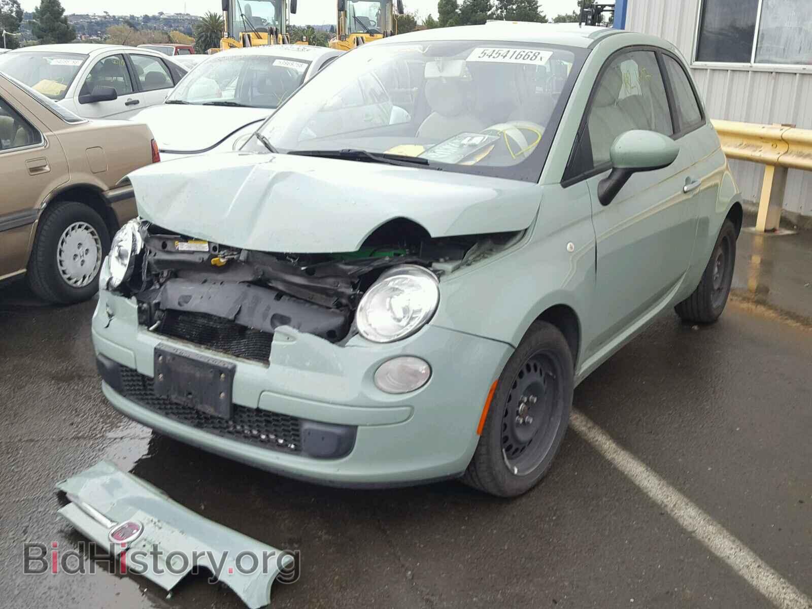 2012 FIAT 500 - VIN: 3C3CFFAR3CT188889 - Фото 2