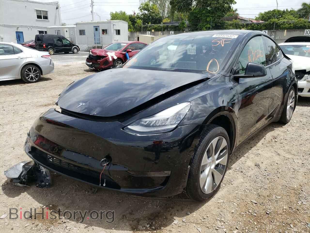 2021 TESLA MODEL Y - VIN: 5YJYGDED3MF107455 - Photo 2