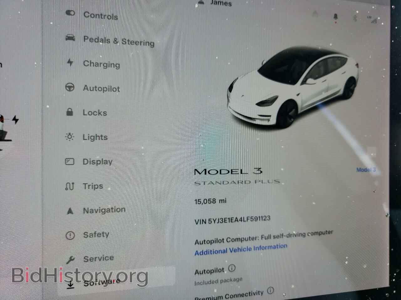 2020 TESLA MODEL 3 - VIN: 5YJ3E1EA4LF591123 - Photo 9