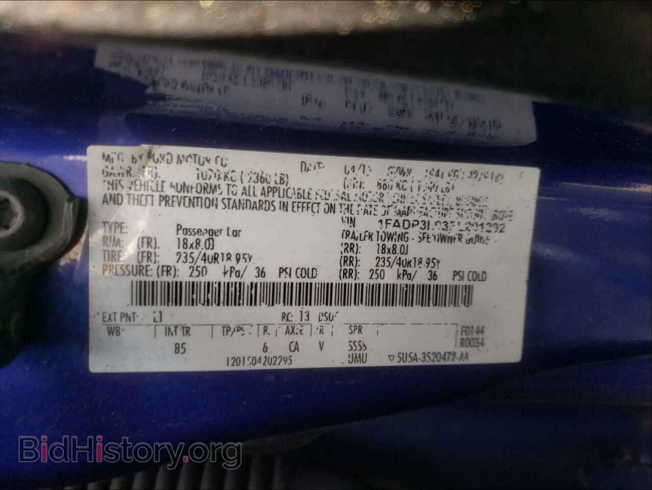2015 FORD FOCUS - VIN: 1FADP3L93FL291292 - Фото 10