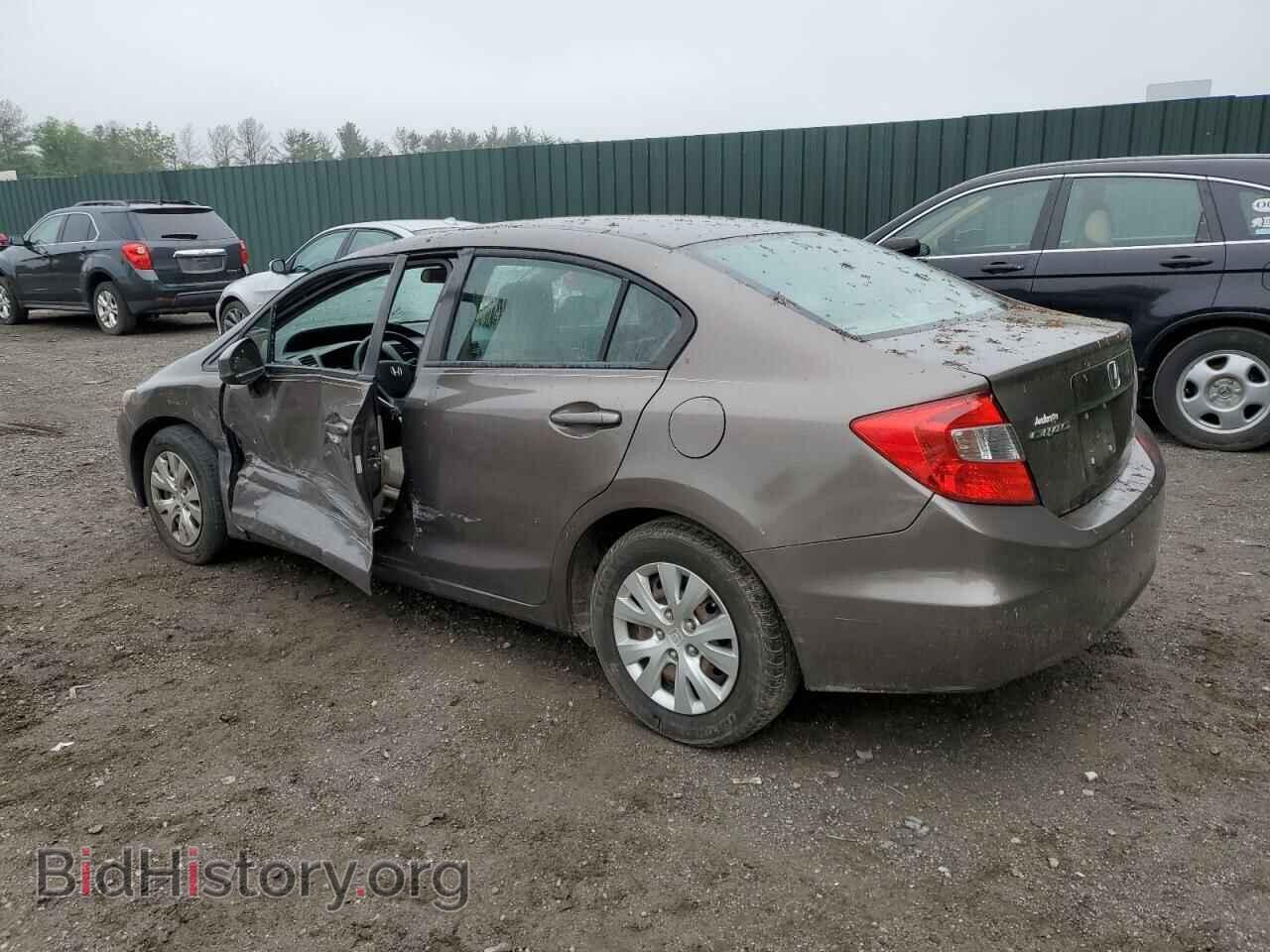2012 HONDA CIVIC - VIN: 2HGFB2F54CH500490 - Фото 2