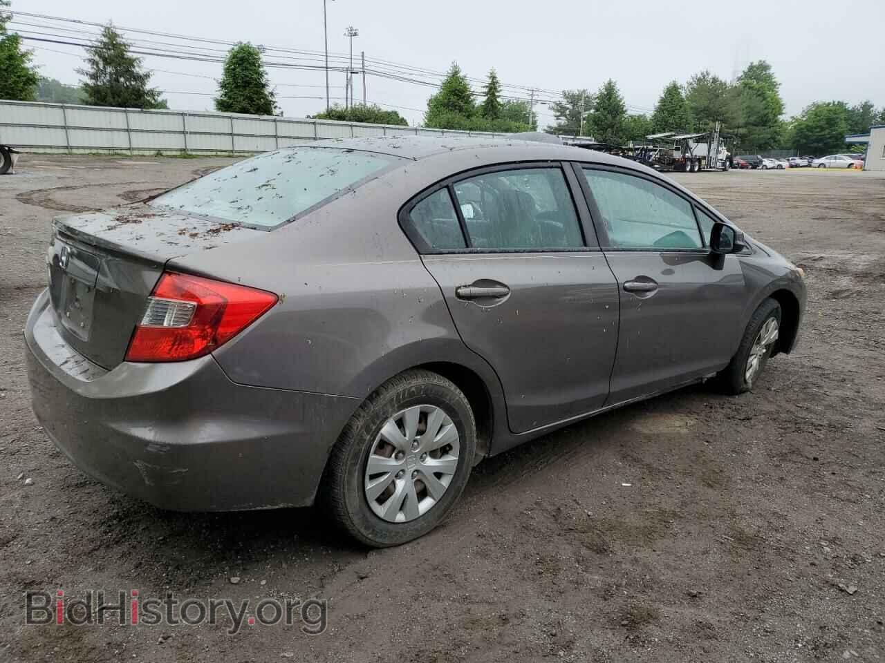 2012 HONDA CIVIC - VIN: 2HGFB2F54CH500490 - Фото 3