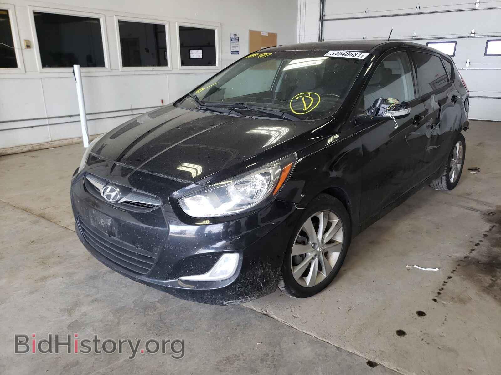 2013 HYUNDAI ACCENT - VIN: KMHCU5AE0DU109206 - Фото 2