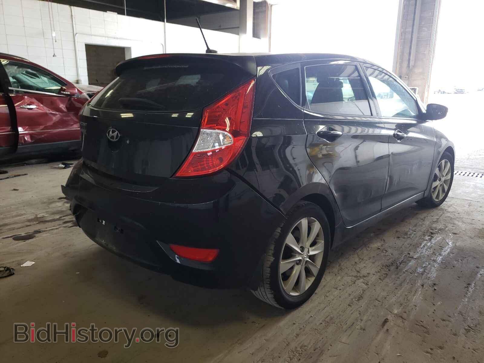 2013 HYUNDAI ACCENT - VIN: KMHCU5AE0DU109206 - Фото 4
