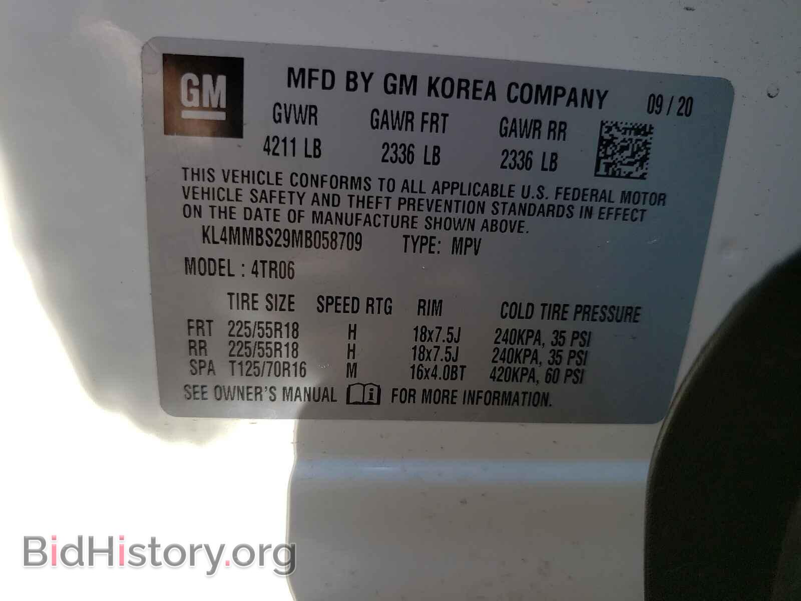 2021 BUICK ENCORE - VIN: KL4MMBS29MB058709 - Photo 10