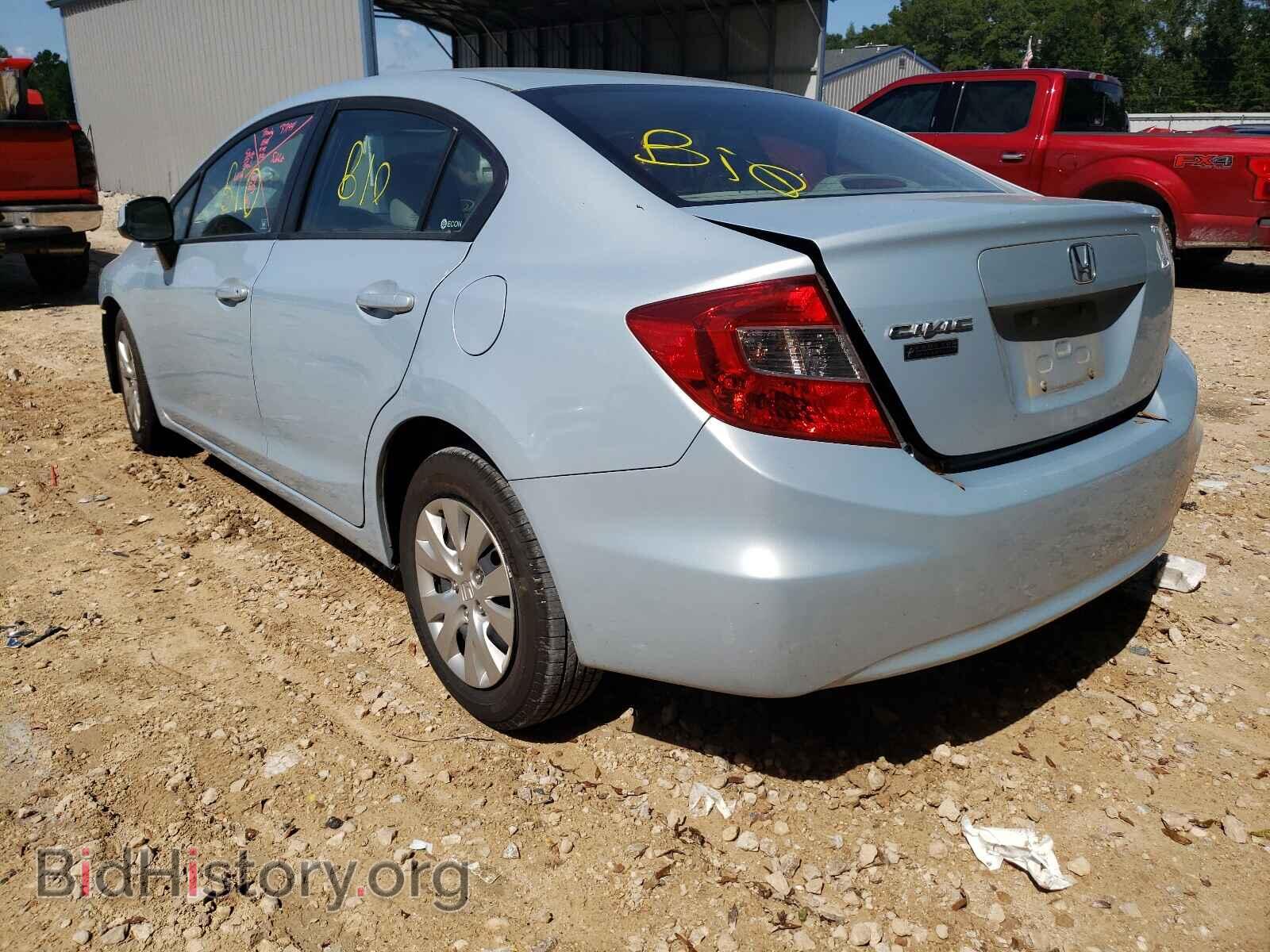 2012 HONDA CIVIC - VIN: 19XFB2F50CE080026 - Фото 3