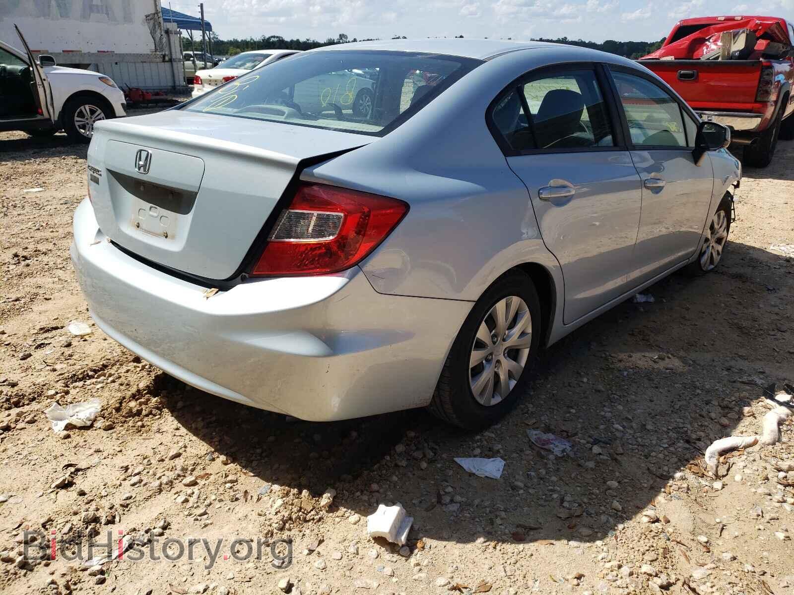 2012 HONDA CIVIC - VIN: 19XFB2F50CE080026 - Фото 4