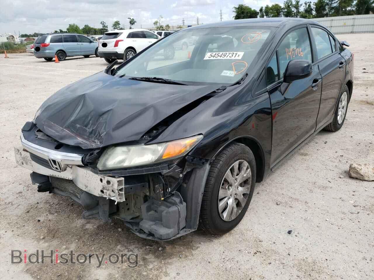 2012 HONDA CIVIC - VIN: 19XFB2F57CE369775 - Фото 2