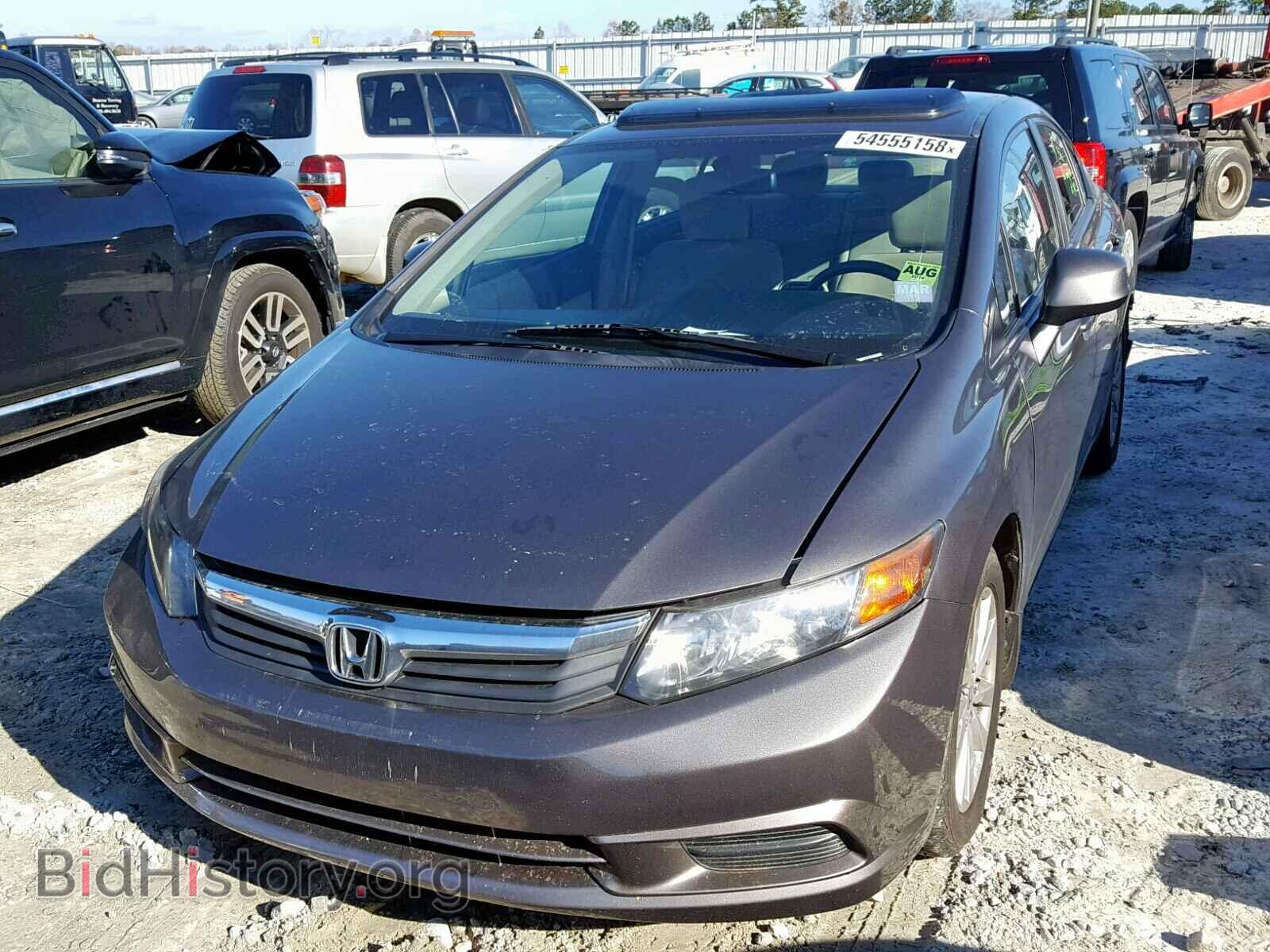 2012 HONDA CIVIC - VIN: 19XFB2F81CE100052 - Фото 2