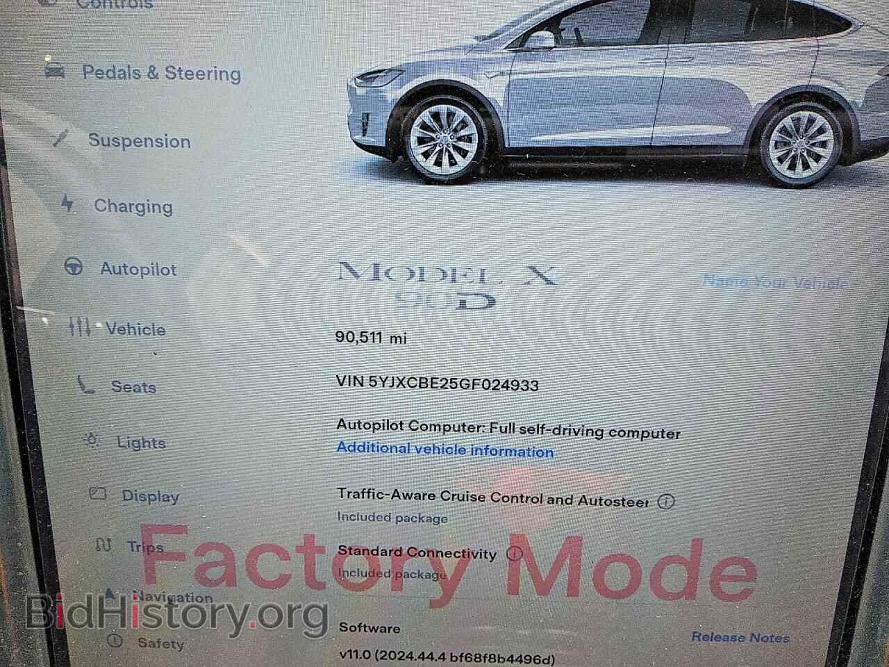 2016 TESLA MODEL X - VIN: 5YJXCBE25GF024933 - Photo 9