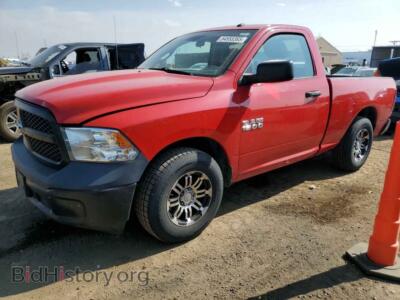 2015 RAM 1500 ST, red — VIN 3C6JR6AG5FG540061, Copart