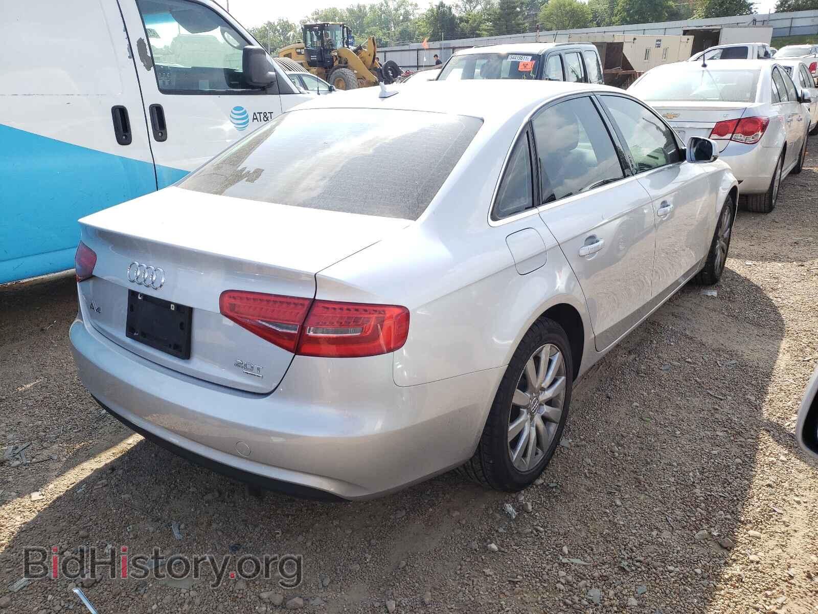 2013 AUDI A4 - VIN: WAUBFAFL2DA145343 - Photo 4