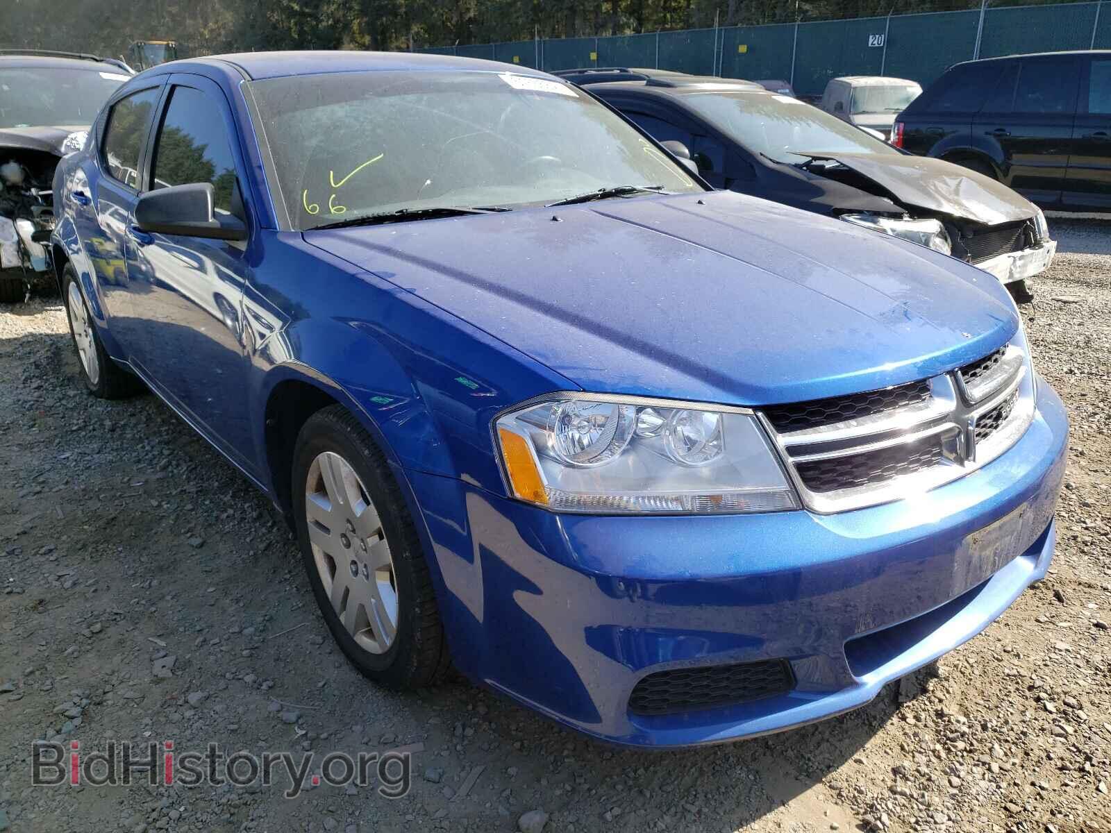Фотография 1C3CDZAB2DN710567 - DODGE AVENGER 2013