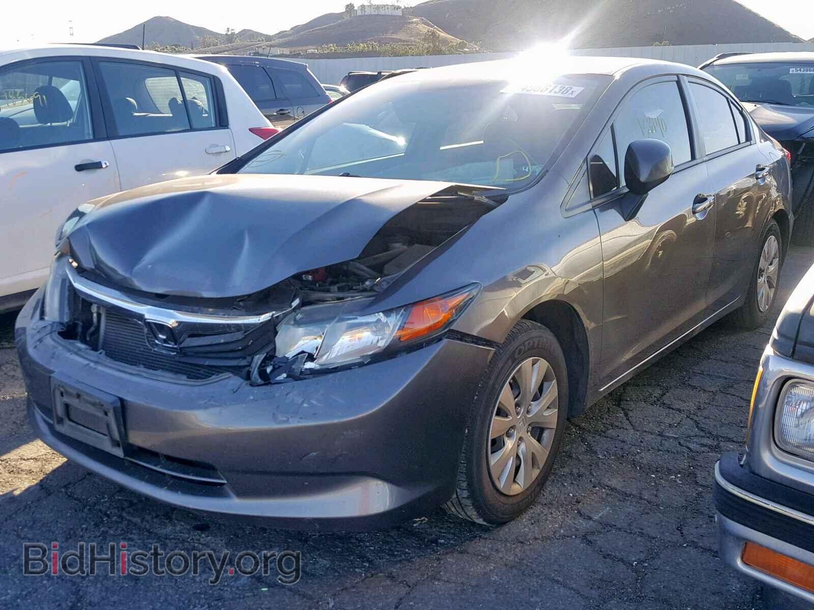 2012 HONDA CIVIC LX - VIN: 19XFB2F54CE364937 - Фото 2