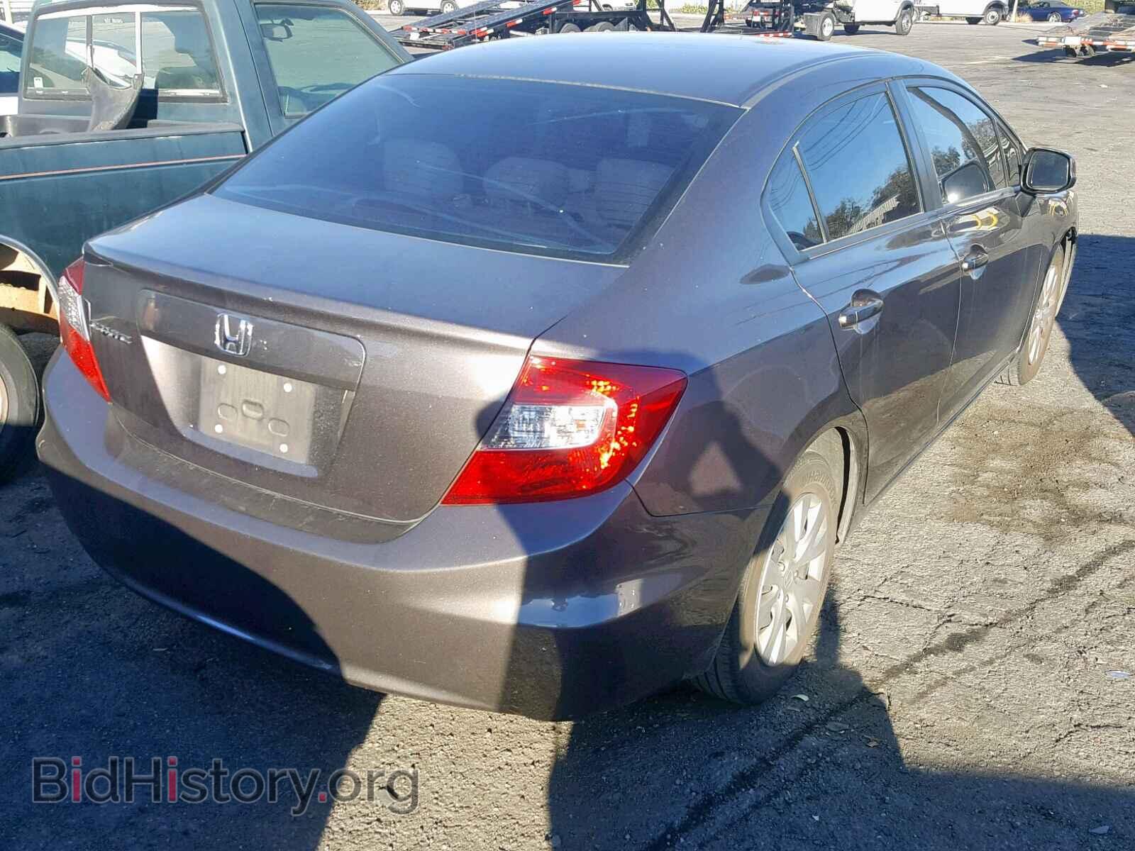 2012 HONDA CIVIC LX - VIN: 19XFB2F54CE364937 - Фото 4