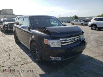 2010 Ford FLEX Flex Limit, black — VIN 2FMGK5DC0ABA10551, Copart